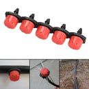 100pcs Micro Flow Drip Head 1/4" Adjustable Hose Garden Drip Water
