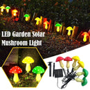 Outdoor Solar Garden Lights Cute Mushroom Shape Decorative Lamp LED Waterproo.