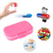 10pcs 3 Grids Portable Pill Box Medicine Storage Case Container(Rose)