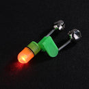 10pcNight Fishing Rod Tip Night Light Twin Bell Ring Fishing Bait Alarm Red