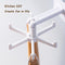 360° 6-Hook Under Shelf Kitchen Utensil Organiser Wall Hook Hanging Rack Holder`