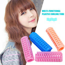 4x Salon Hair Curler Rollers DIY Hairdressing Styling Curling Grip Clips