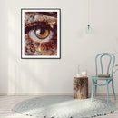 5D Diamond Painting Kit DIY Abstract Eye Full Round Drill Mosaic Wall Pictures