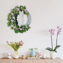 Easter Rabbit Wreath Door Acrylic Bunny Garland Home Decoration (B)