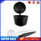 Coffee Capsules Filter Cup Refillable Coffee Dripper Tea Baskets (Black)