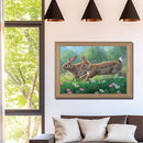 Bushes Animals Oil Paint By Numbers Kit DIY Acrylic Painting on Canvas Drawing