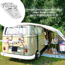 Boat Caravan RV Deck Cabinet Drawer Flush Door Strap Boat Hinge Hardware Newly