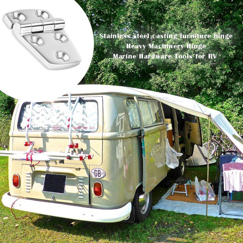 Boat Caravan RV Deck Cabinet Drawer Flush Door Strap Boat Hinge Hardware Newly