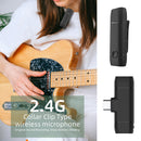Wireless Lavalier Microphone Receiver Transmitter Video Recording Mic Syste