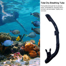 Diving Snorkel Full Dry Underwater Breathing Tube Snorkeling Gear (Black) Newly