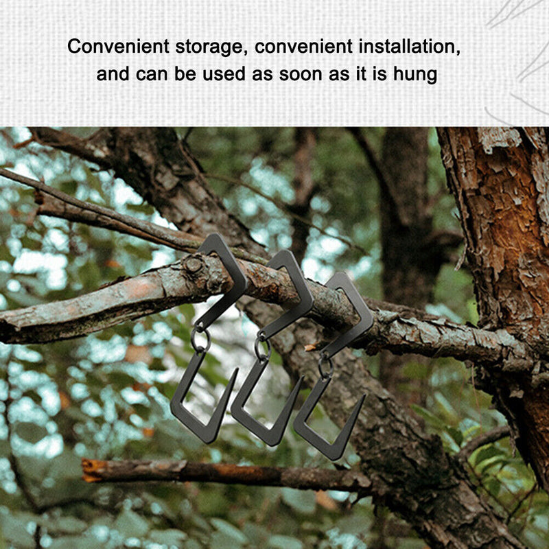 Outdoor Camping Hanging Hook S-shaped Clothes Towel Storage Rack Hiking Suppl