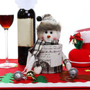 Cartoon Christmas Gift Box Candy Jar Bottle Christmas Decoration (Snowman)
