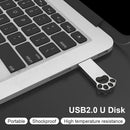 Zinc Alloy USB Thumb Drive Cat Paw USB 2.0 Pendrive 128GB 64GB 32GB 16GB 8GB 4GB