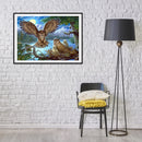 30 X 40cm 5D DIY Diamond Painting Bird Family Full Drill Cross Stitch Home
