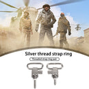 Metal Quick Detach Release Knurled Sling Buckle Lightweight Outdoor Accessories
