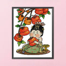 Partial Cross Stitch 14CT Cotton DIY Everything Goes Well Embroidery Kits Crafts