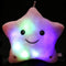 Luminous Pillow Star Cushion Stuffed Plush Colorful Household Night Light T