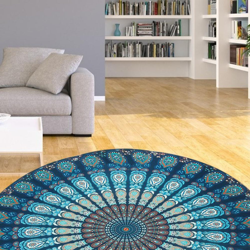 Outdoor Picnic Mat Round Holiday Beach Cushion Blanket Camping Boho Pad Shawl