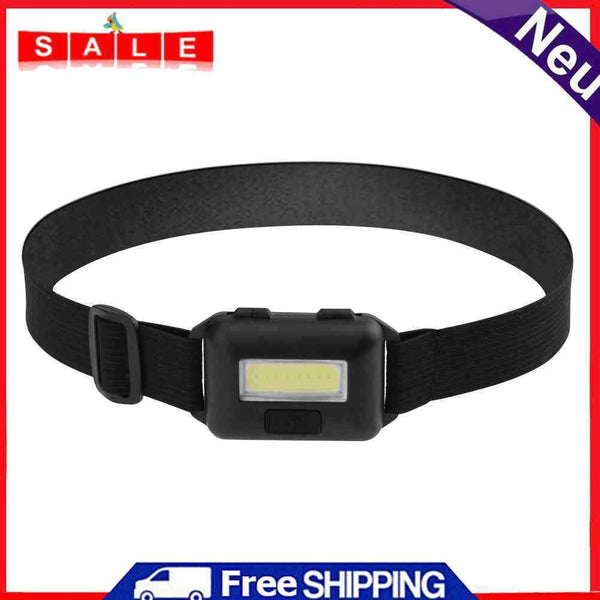 (10pcs) 3 Mode Waterproof COB Outdoor Flashlight Headlight