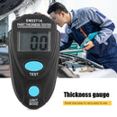 Digital Mini Car Paint Tester Coating Thickness Gauge Meter Tools Fe/NFe 0.1-2mm