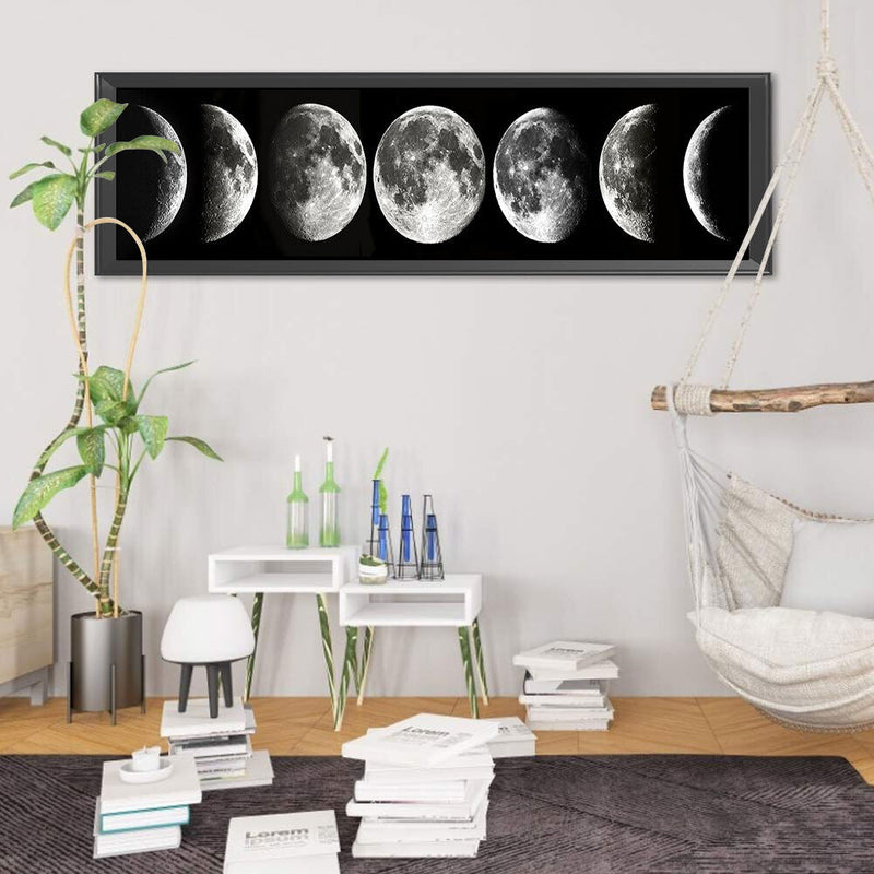 5D DIY Diamond Painting Full Square Drill Moon Phase Wall Decor Rhinestone Art