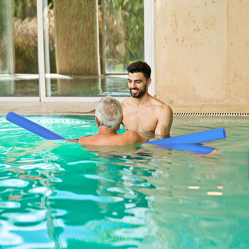 Solid Swimming Aid Foam Noodles Low Density & Strong Buoyancy (Blue B) Newly