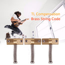 3pcs Guitar Compensated Bridge Saddles Parts Equipment for Tele TL Guitar