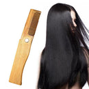 Pocket Wooden Folding Beard Mustache Comb Hair Brush Tooth Antistatic Wide E3L2