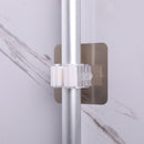 Adhesive Hooks Kitchen Bathroom Wall Mop Hanger Broom Holder Rack (White) Newly