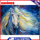 5D Rhinestone Pictures DIY Flowing Horse Full Round Drill Diamond Painting Kit