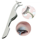 Auxiliary Makeup Tools False Eyelashes Stainless Steel Tweezers Clip