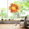 Autumn Artificial Pumpkin Harvest Door Wreath Fall Thanksgiving Decoration: