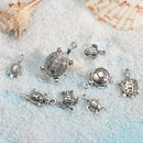 Ocean Crafts Tortoise Charms Sea Turtle Pendant Making Findings Pretty Beads