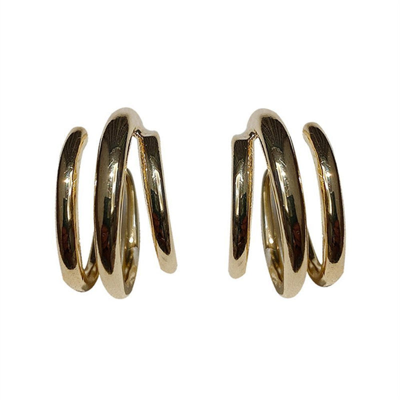 Woman Simplicity Ear ring Fashion Hoop Earring Earrings C Shaped Open Circle