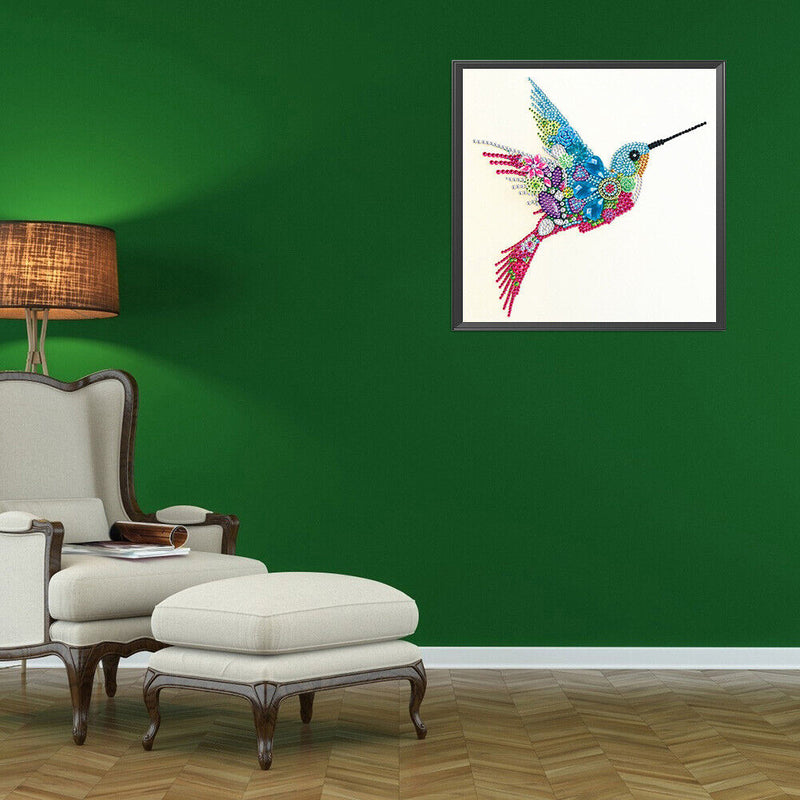 Diamond Painting DIY Hummingbird Partial Special Shape Drill Mosaic (KA357)