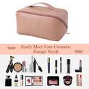 #A Makeup Bags - Water-resistant Travel Cosmetic Toiletry Storage Bag (Solid C