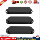 3pcs Single Rail Monocoil Humbucker Pickup Covers For Fender Strat(Black) Newly