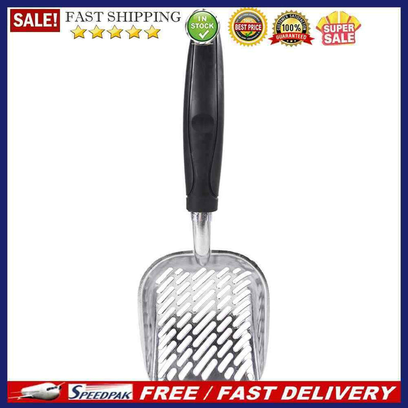 Aluminum Alloy Cat Litter Shovel Kitten Sand Scoop Metal Pet Poo Cleaning Too