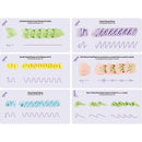 12 Sheets Set Cake Decorating Practice Board Icing Practicing Sugarcraft I1M4