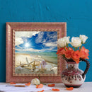 5D DIY Diamond Painting Full Square Drill Beach Starfish Wall Decor Rhinest