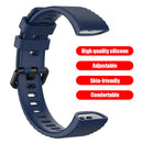 Silicone Watchband Strap w/Buckle for Huawei Band 4 Pro TER-B29S (Sky Blue)