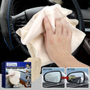 Jaysuing 2pcs Car Cleaning Suede Cloth Quick Dry Soft Glasses Windows Wash Towel