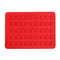50 Cavity Gummy Bears Silicone Soap Ice Cube Tray Baking Mold (Red) Newly