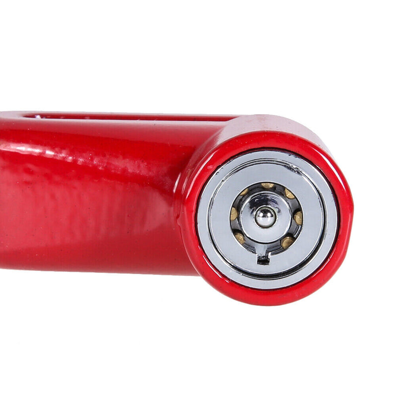 Scooter Bike Bicycle Motorcycle Anti-theft Brake Rotor Disc Lock Red