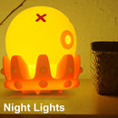 Rechargeable Patting Instant Lighting Night Lights Table Lamp Octopus Cute