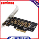 Full Speed M2 NVME to PCI Express 3.0 X4 Converter Adapter 32Gbps Expansion Card