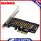 Full Speed M2 NVME to PCI Express 3.0 X4 Converter Adapter 32Gbps Expansion Card