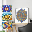 Partial Drill 5D Special Shape Diamond Painting Abstract Mandala Kit (X052)