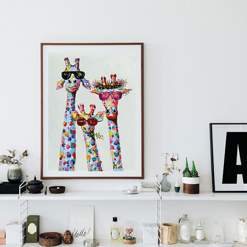 DIY Diamond Painting Kits Full Square Drill Giraffe Family Home Decoration Gift