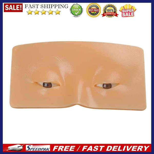 Realistic Silicone Eyes Face Makeup Practice Board Bionic Skin Make Up Pane